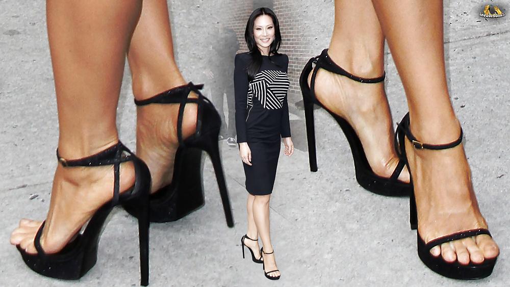 14P Lucy liu - I love her feet