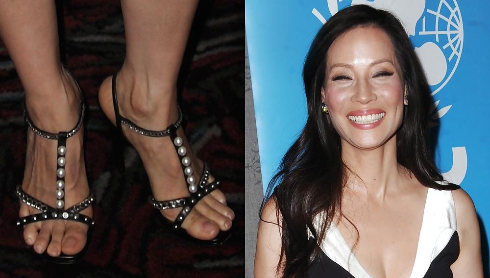 14P Lucy liu - I love her feet