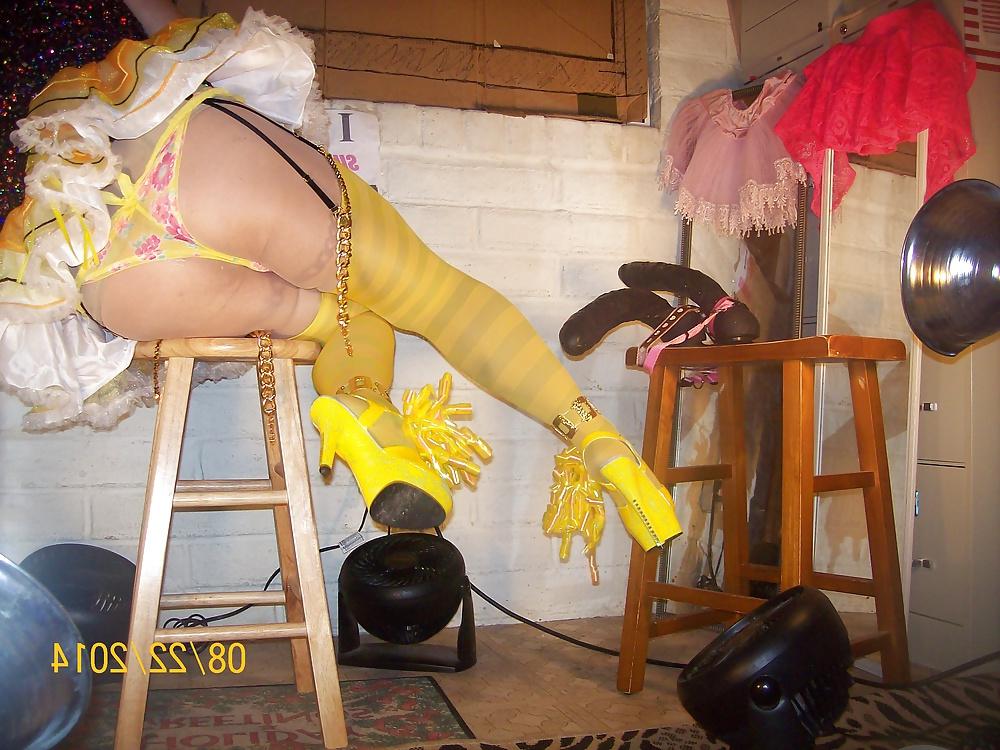 14P Tgirl BBC slut teases Barbie's Black Stud Ken's BBC