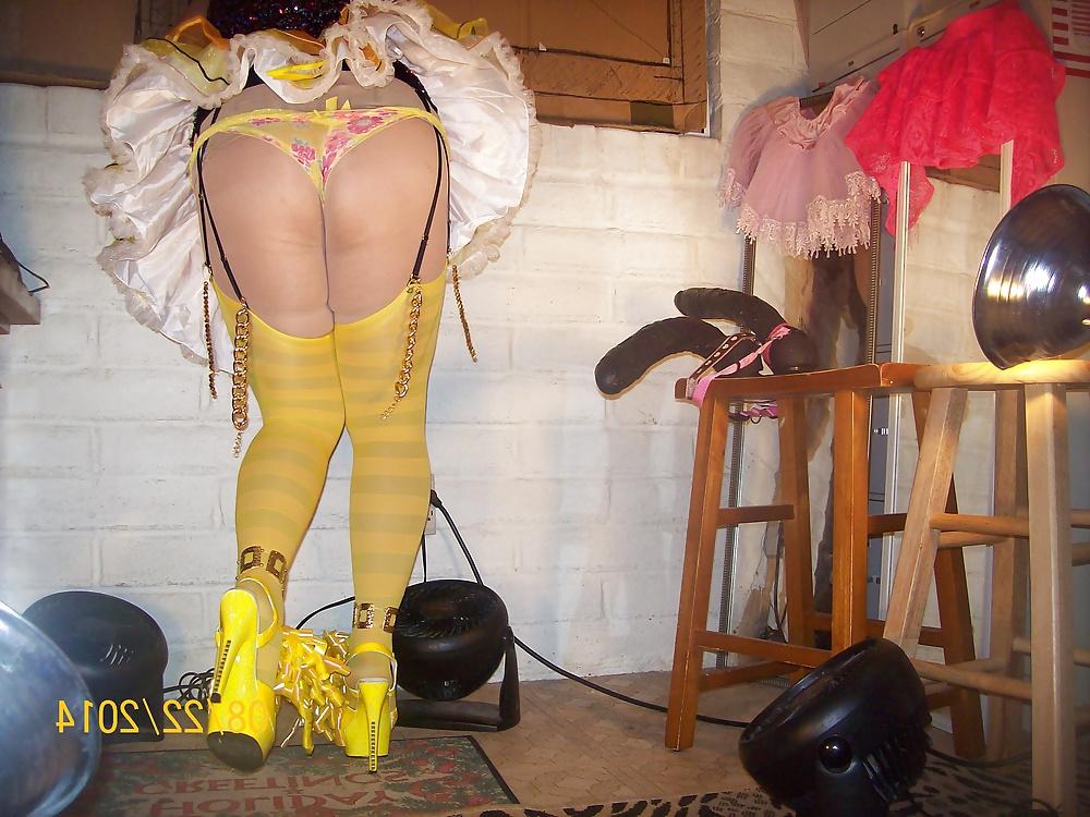 14P Tgirl BBC slut teases Barbie's Black Stud Ken's BBC