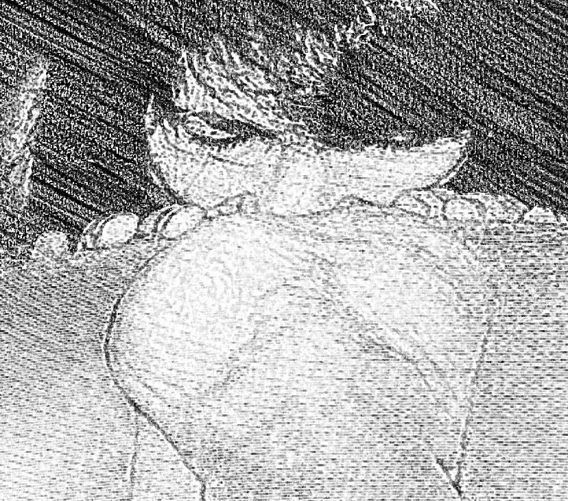 21P Sketch Art Pics of Italian MILF Mature Wife