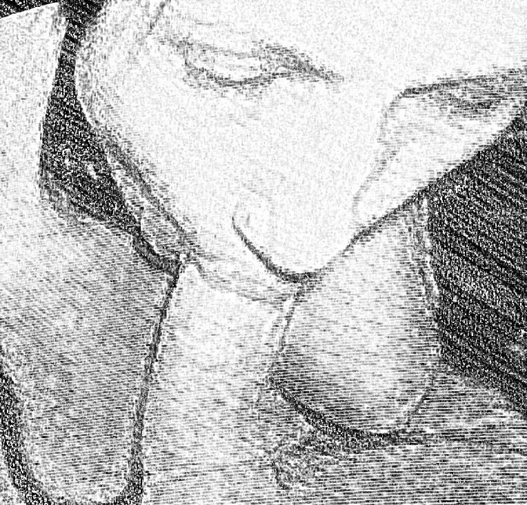 21P Sketch Art Pics of Italian MILF Mature Wife