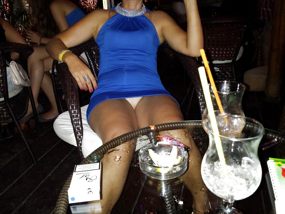 17P Without panty in public