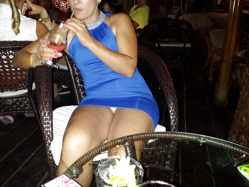 17P Without panty in public