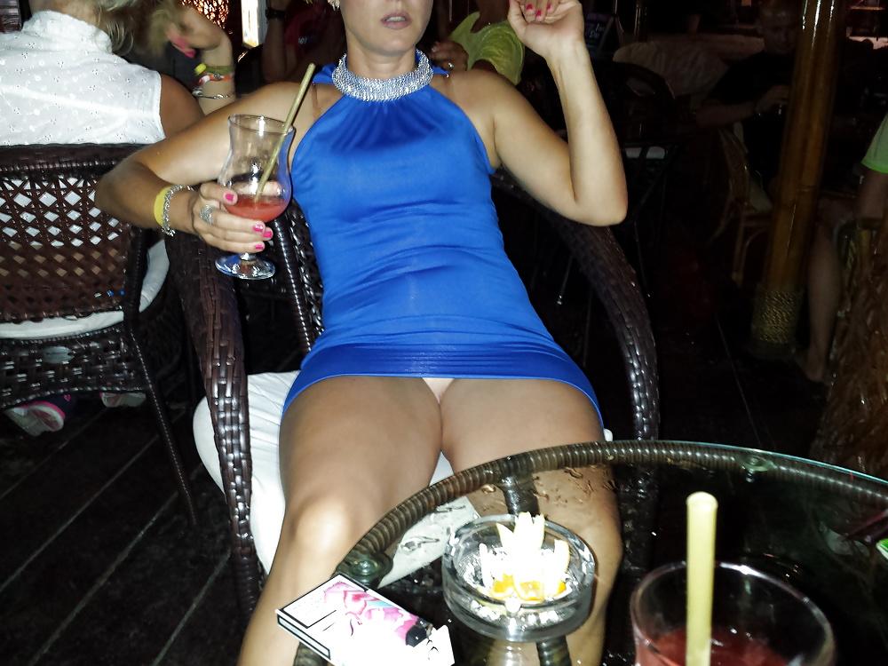 17P Without panty in public