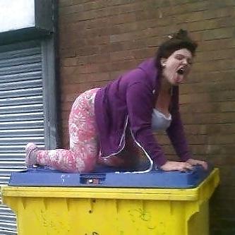 25P Fat boobed chav miss piggy