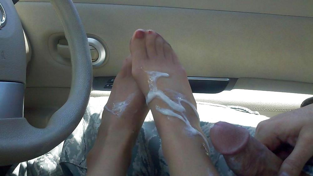 19P Feet, nylons, high heels, legs, cum