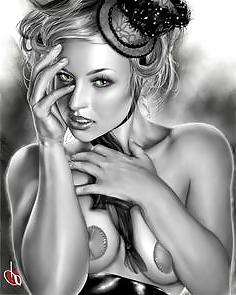 24P Pin-Up Art by Pete Tapang
