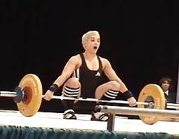 14P Female weighlifter julia rhode and samantha wright