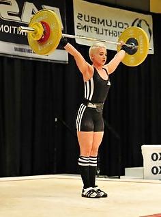 14P Female weighlifter julia rhode and samantha wright