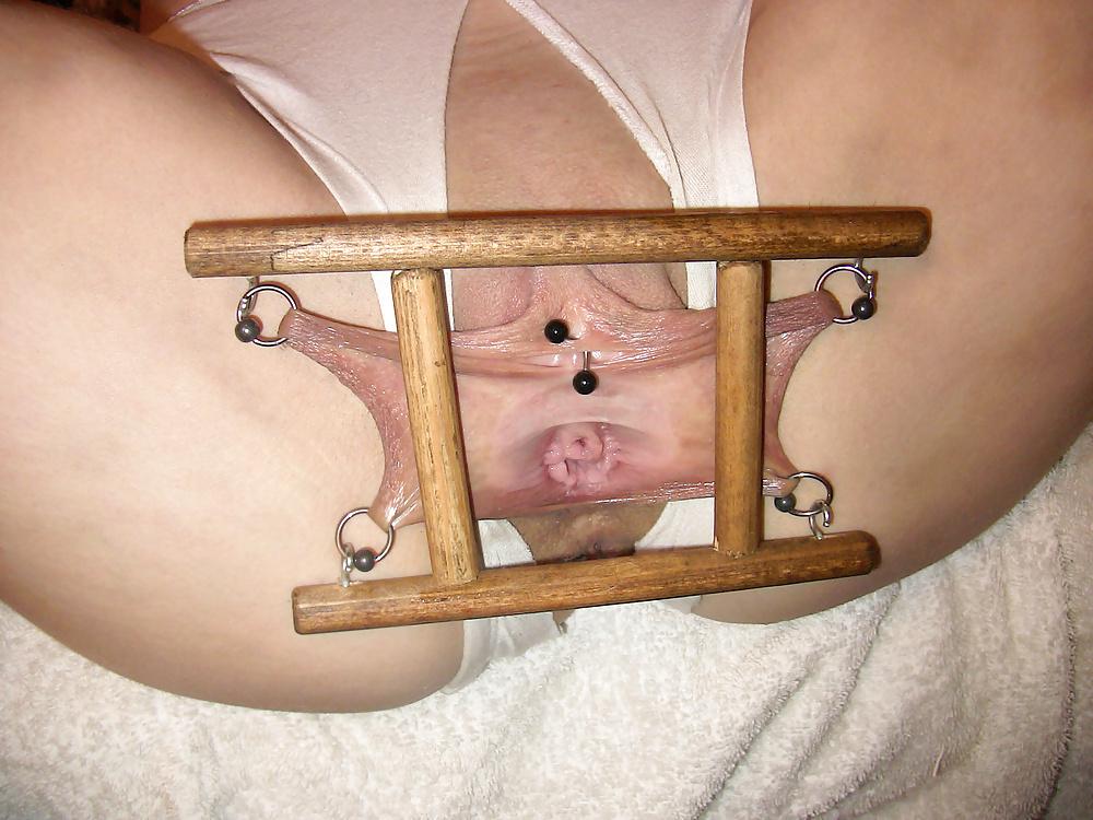 19P Tim 250 Shaved framed gaped pussy wets knickers