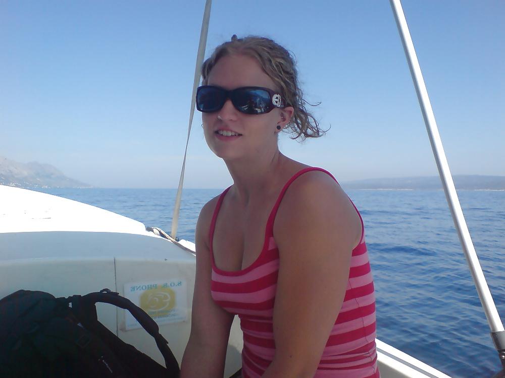 25P Beautiful british girl fuck with me on sea vacation