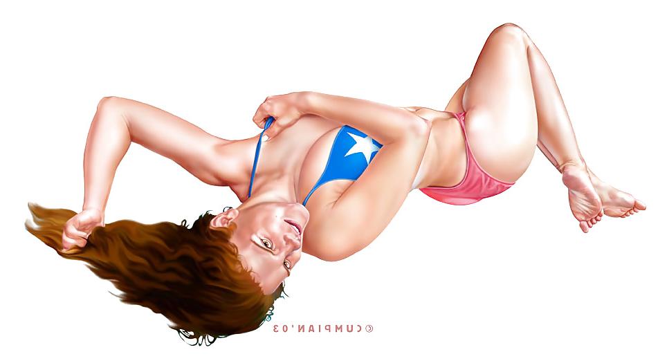 25P Pin-Up Art by Ernesto Cumpian