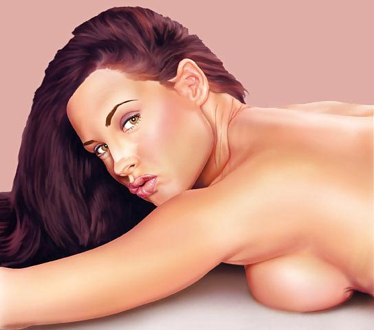 25P Pin-Up Art by Ernesto Cumpian