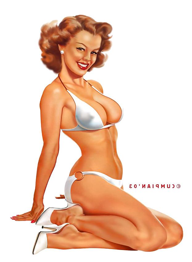 25P Pin-Up Art by Ernesto Cumpian