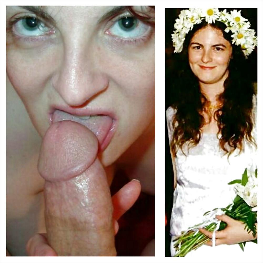 25P Blushing Bride to Cocksucking Whore! 3