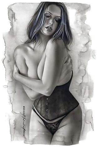 25P Pin-Up Art by Anthony Guerra