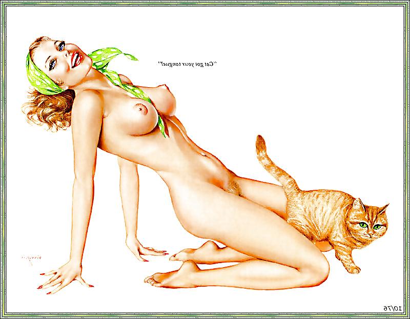 25P Pin-Up Art by Alberto Vargas