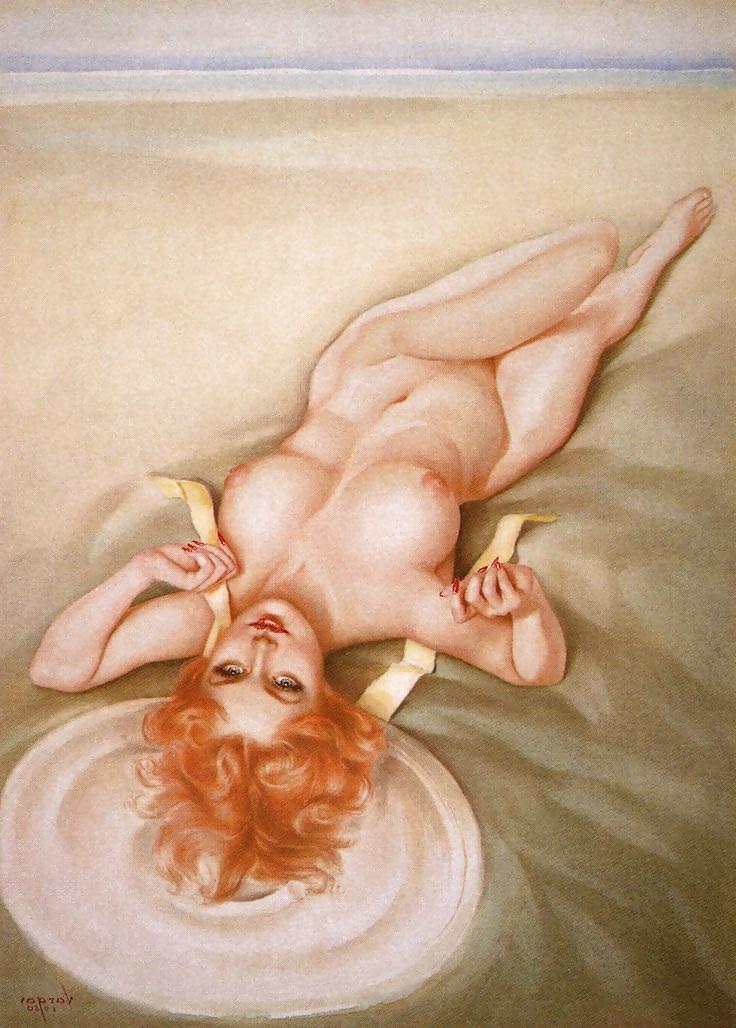 25P Pin-Up Art by Alberto Vargas