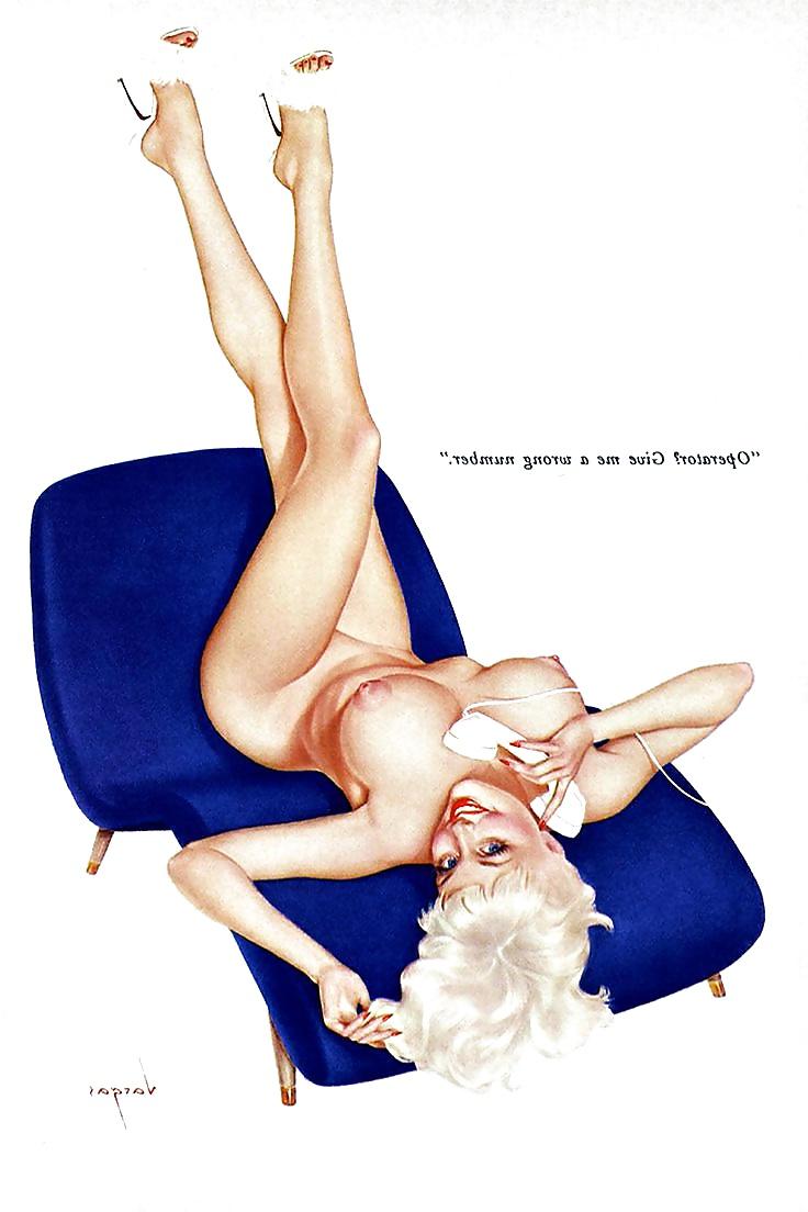 25P Pin-Up Art by Alberto Vargas