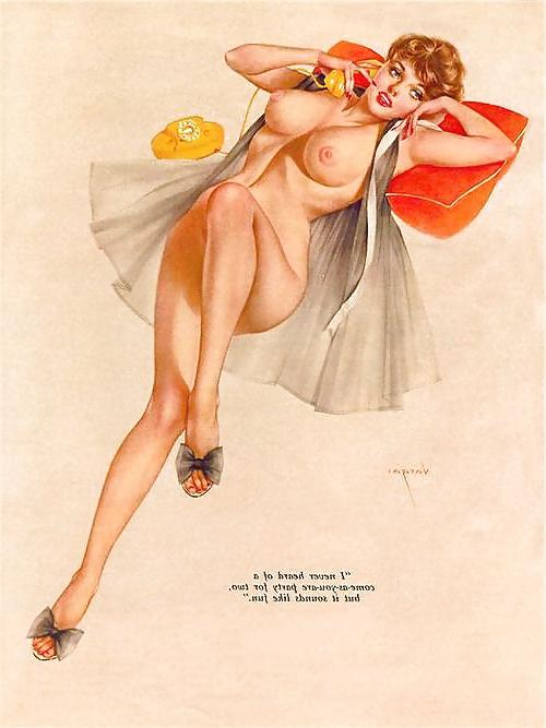 25P Pin-Up Art by Alberto Vargas