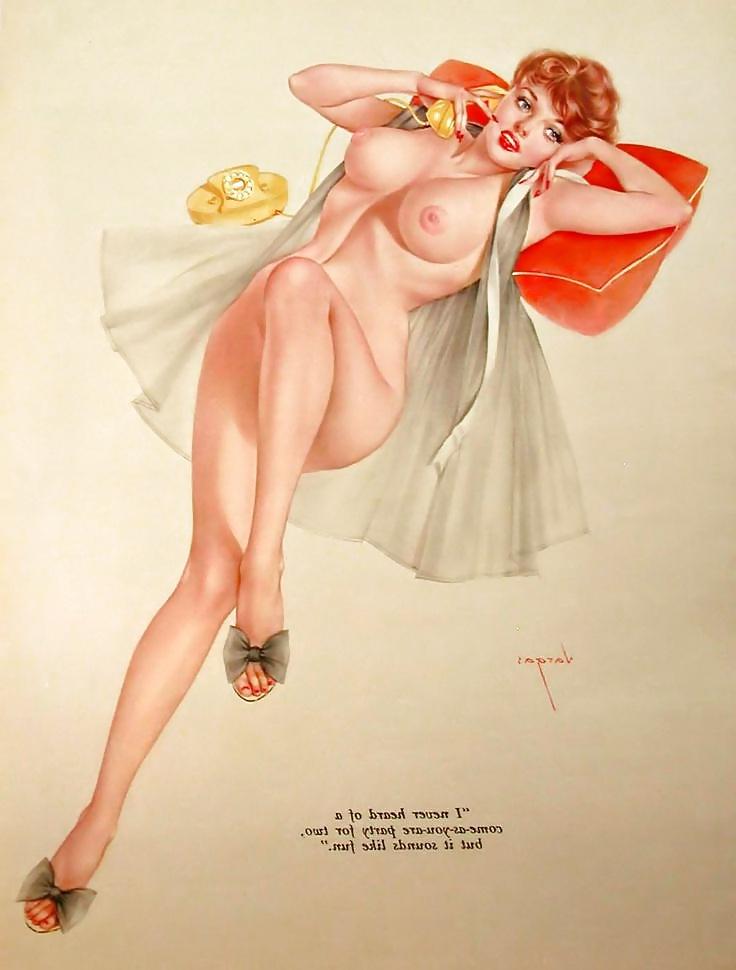 25P Pin-Up Art by Alberto Vargas