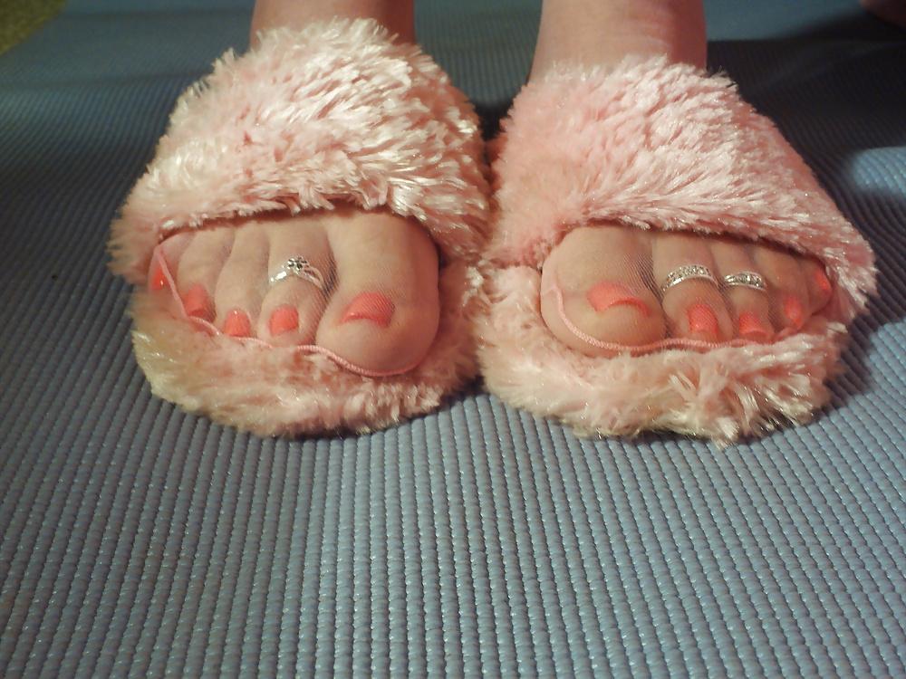 10P Sexy Nylon Feet Toes