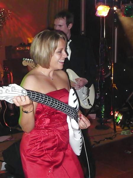 22P Blonde Bride Having Fun