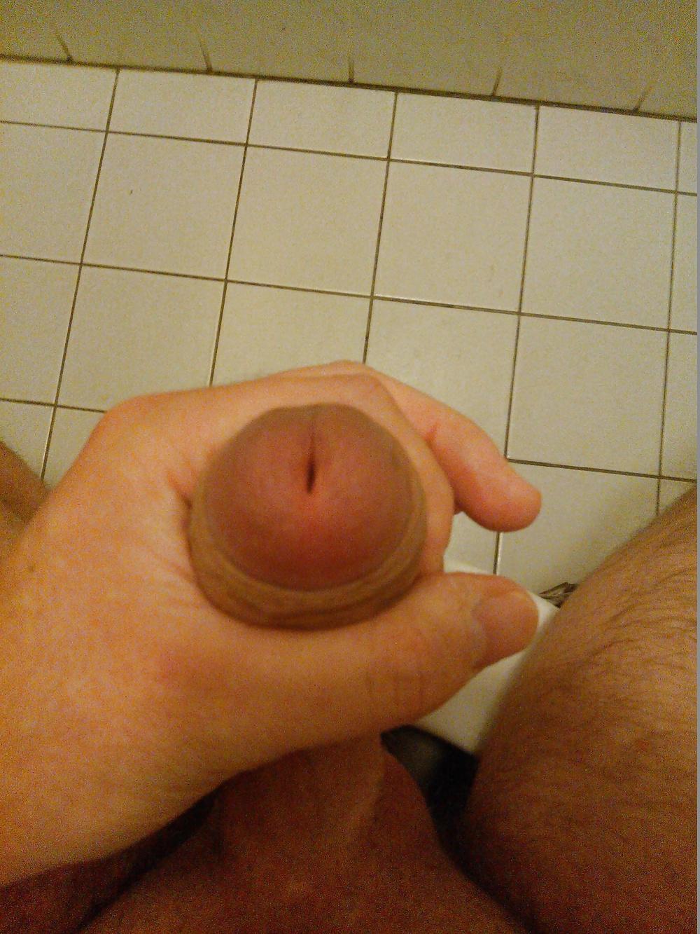 22P My cock in toilet