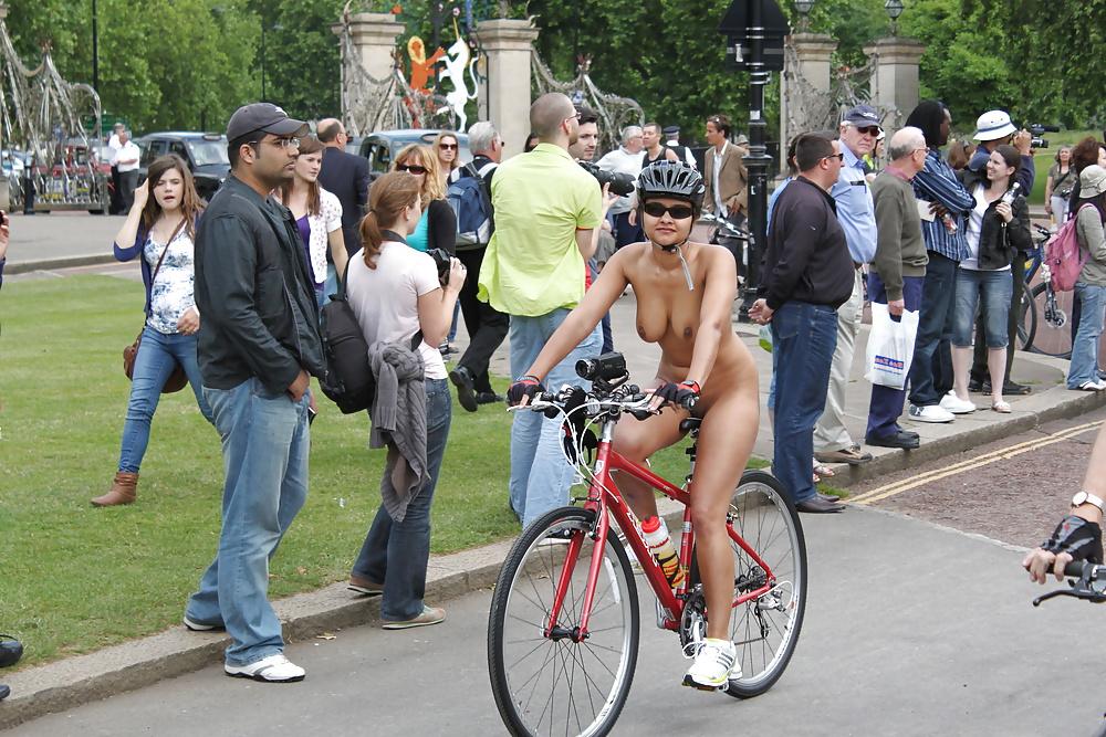 21P Naked cycling in public.