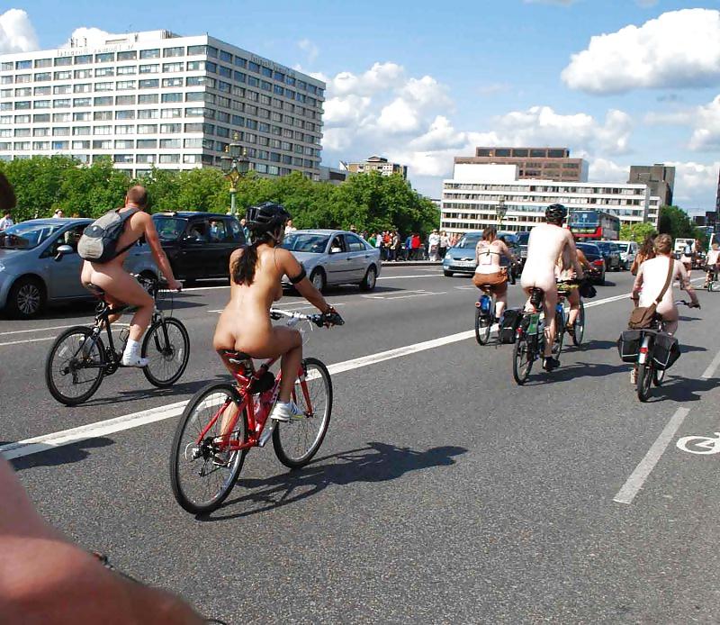 21P Naked cycling in public.