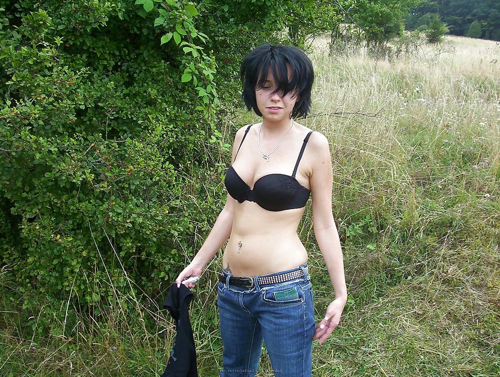 10P Outdoor fun with a punk gilr
