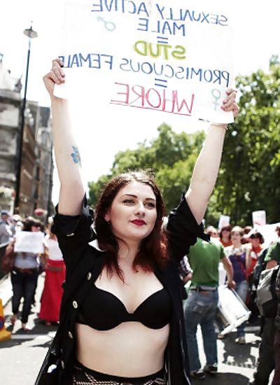 25P Hot female protesters