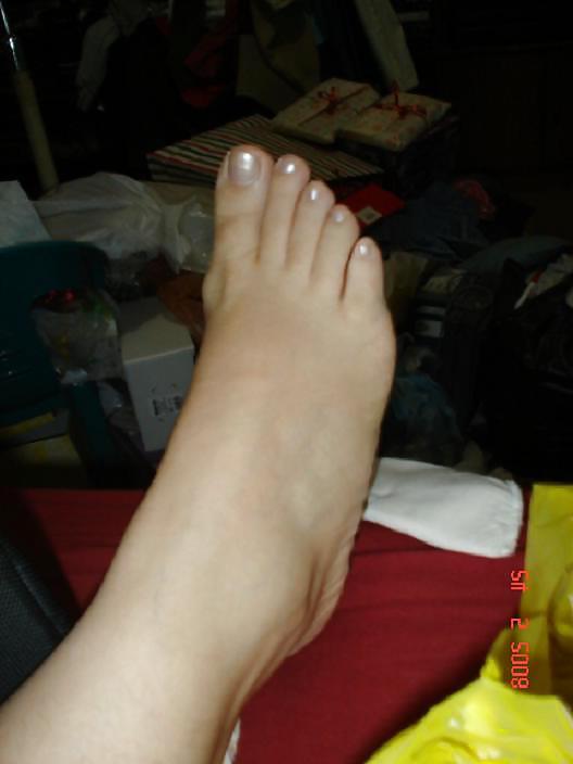 15P Nice feet and legs of my wife