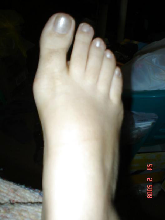 15P Nice feet and legs of my wife