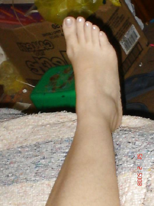 15P Nice feet and legs of my wife