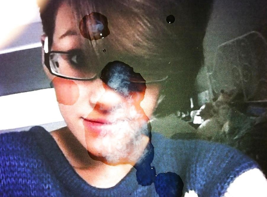 25P By Request - Hot Little Cum Target In Glasses