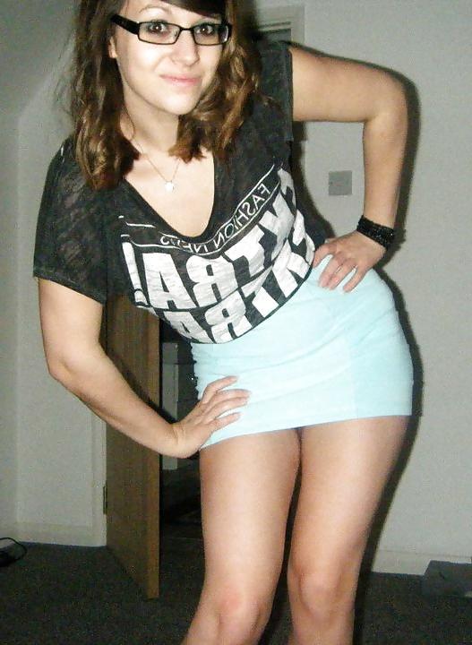 25P By Request - Hot Little Cum Target In Glasses