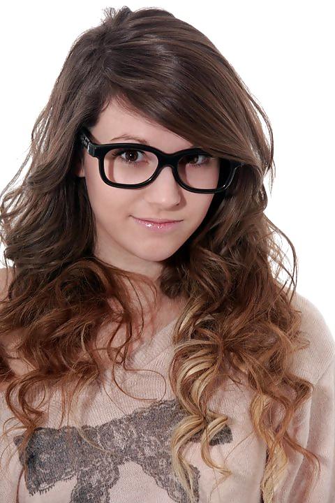 25P By Request - Hot Little Cum Target In Glasses