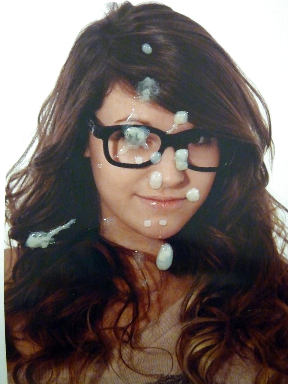 25P By Request - Hot Little Cum Target In Glasses