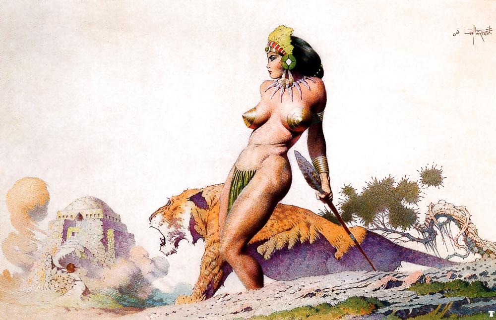 25P Frazetta,,Cool Art!!!