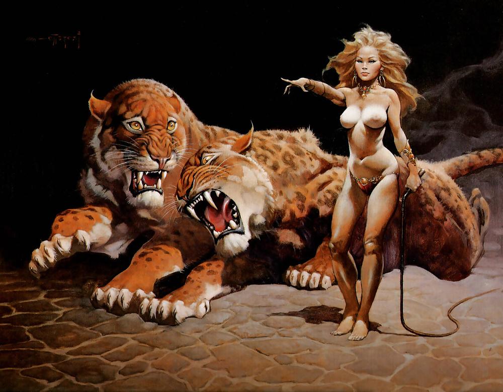 25P Frazetta,,Cool Art!!!