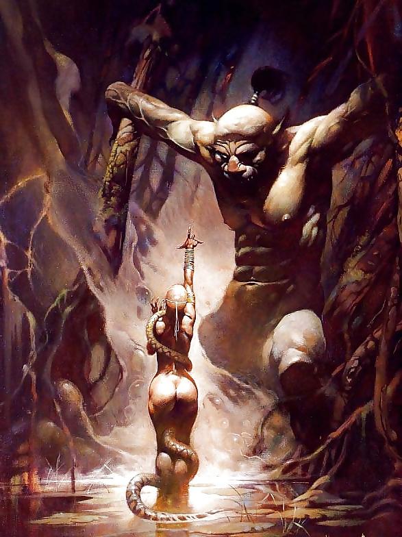 25P Frazetta,,Cool Art!!!
