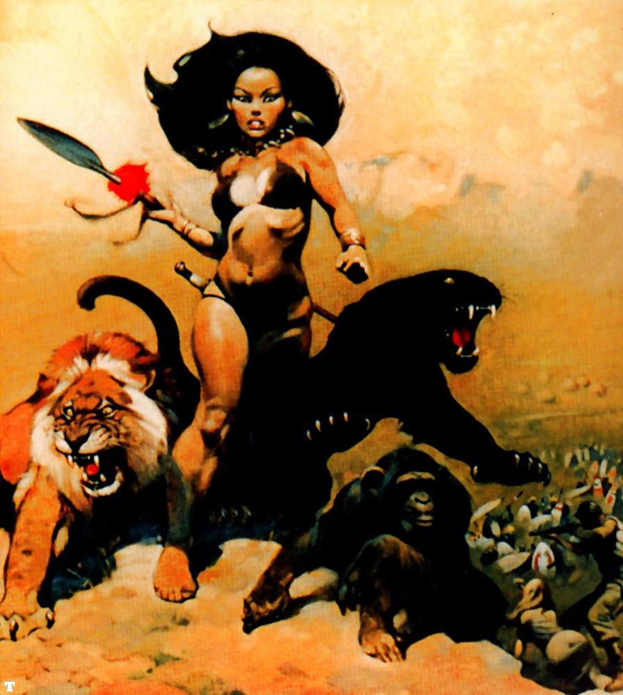 25P Frazetta,,Cool Art!!!