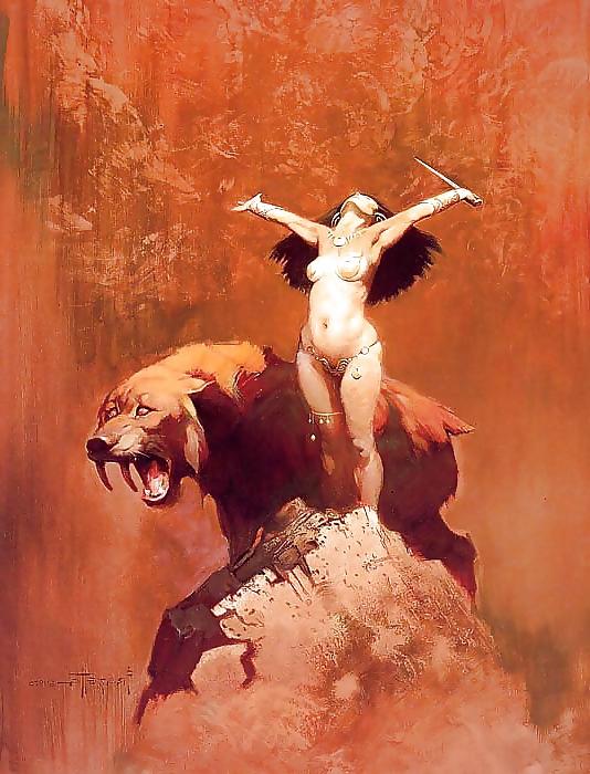 25P Frazetta,,Cool Art!!!