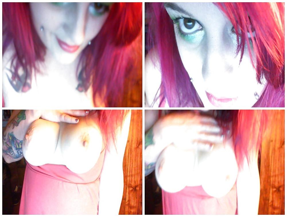 15P Busty Punk Teen EXGF Pics
