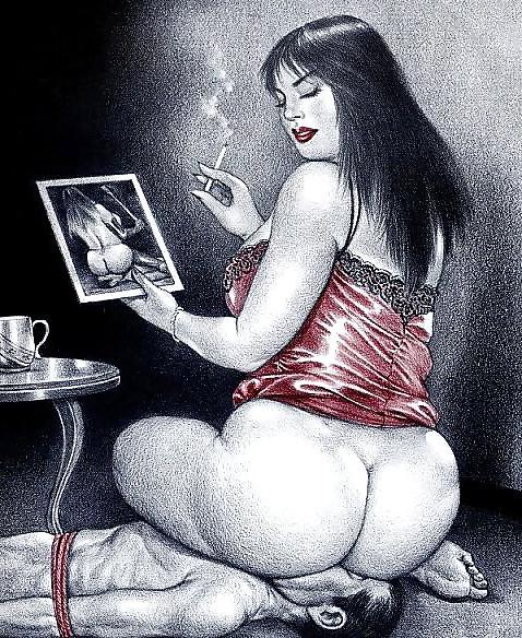 25P Erotic Femdom Art
