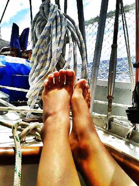 7P Salma De Nora, Feet