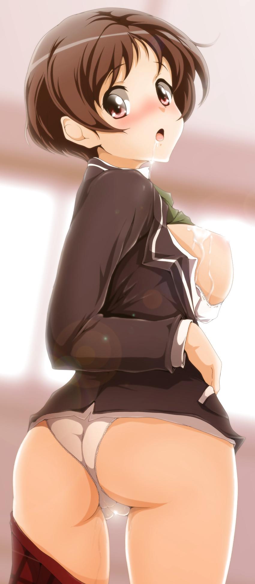 25P 0178 -Cartoon SchoolGirls Art Graphics- School uniform -03-