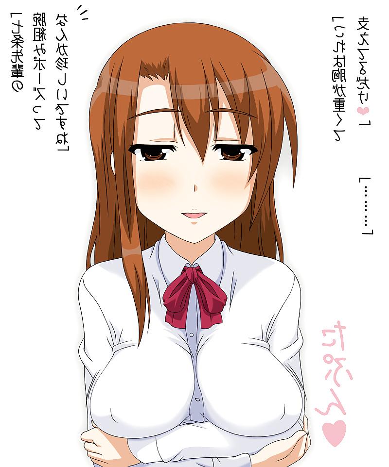 25P 0178 -Cartoon SchoolGirls Art Graphics- School uniform -03-